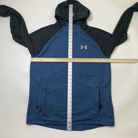 Under Armour Hoodie Mens Large Tech Terry Loose Pullover Funnel Neck Sweatshirt - Picture 3 of 9